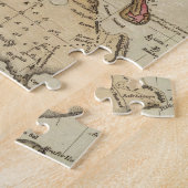 バハマ(1823年)のヴィンテージの地図 ジグソーパズル (側面)