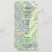 バハマ – Tropical Waterfall 結婚's Menu メニュー (正面/裏面)