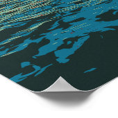 バハマCarribean、典型的な風景はがき ポスター (角)