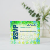 バハマRSVPのリンネル紙 出欠カード (スタンド正面)