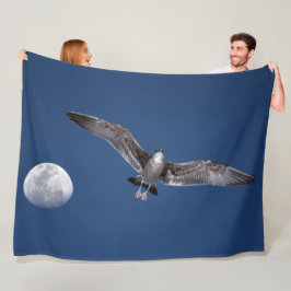 バハムーン飛行 フリースブランケット