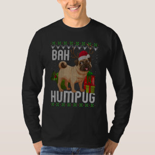 バハンプグプグル醜いクリスマスフムプグベビーペットドッグ Tシャツ