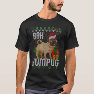 バハンプグプグル醜いクリスマスフムプグベビーペットドッグ Tシャツ