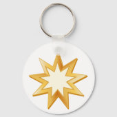 バハーイキーリング両面 キーホルダー (正面)