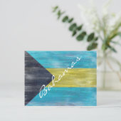 バハ動揺してマ国旗 ポストカード (スタンド正面)