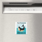 バハ半島メキシコ旅行ポスター マグネット (インサイチュ (食洗機))