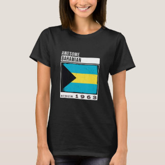 バハ素晴らしマ1963年バハマ59番目の誕生日 Tシャツ