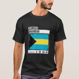 バハ素晴らしマ1982年以来バハマ40番目の誕生田 Tシャツ