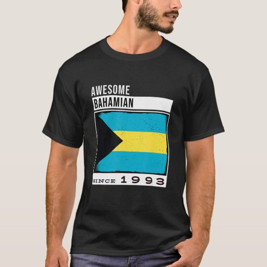 バハ素晴らしマ1993年以来バハマ29番目の誕生田 Tシャツ (正面)