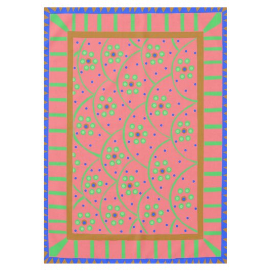 バハ開花タブレクロス テーブルクロス (正面)