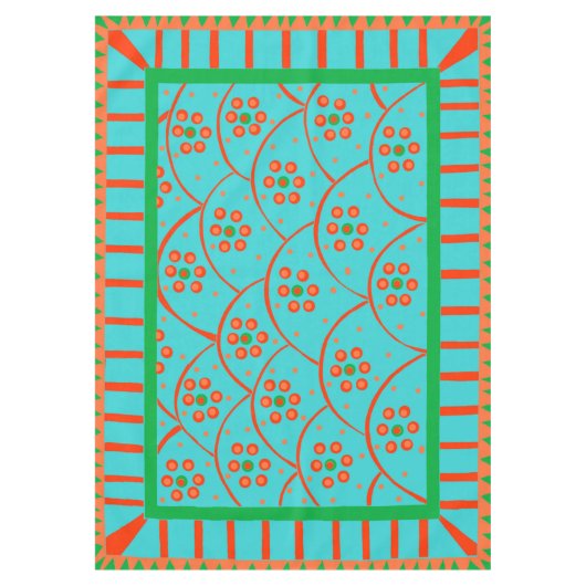 バハ開花タブレクロス テーブルクロス (正面)