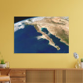 バハ・カリフォルニアとメキシコの太平洋岸。 キャンバスプリント (インサイチュ (リビング))