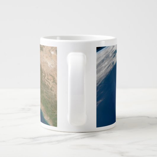 バハ・カリフォルニアとメキシコの太平洋岸。 ジャンボコーヒーマグカップ (裏面)