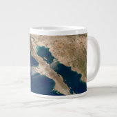 バハ・カリフォルニアとメキシコの太平洋岸。 ジャンボコーヒーマグカップ (正面右)