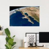 バハ・カリフォルニアとメキシコの太平洋岸。 ポスター (ホームオフィス)