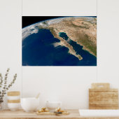 バハ・カリフォルニアとメキシコの太平洋岸。 ポスター (キッチン)