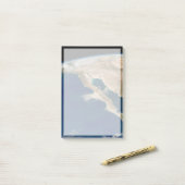 バハ・カリフォルニアとメキシコの太平洋岸。 ポストイット (デスク上)