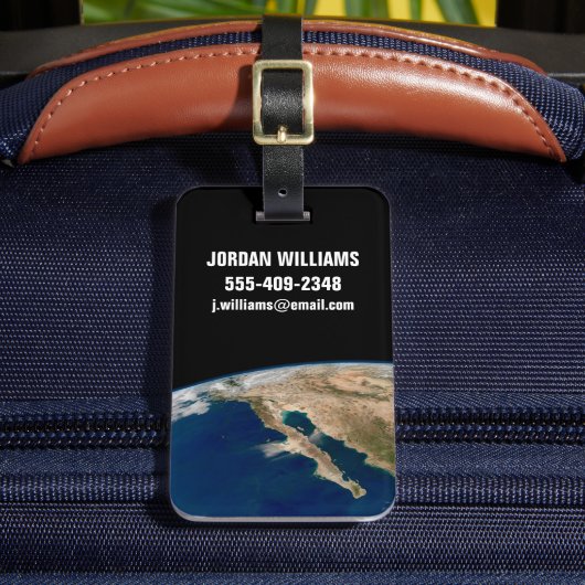 バハ・カリフォルニアとメキシコの太平洋岸。 ラゲッジタグ (正面インサイチュ2)