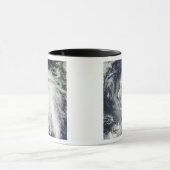 バハ・カリフォルニアのハリケーン・リック南西 マグカップ (中央)