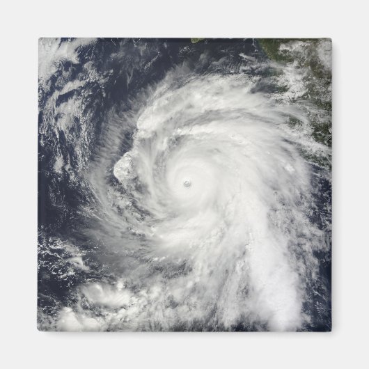 バハ・カリフォルニアのハリケーン・リック南西 マグネット (正面)