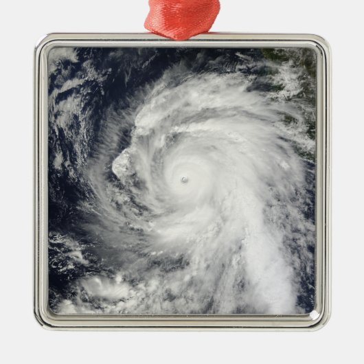 バハ・カリフォルニアのハリケーン・リック南西 メタルオーナメント (正面)