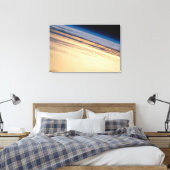 バハ・カリフォルニアの海岸沖の公転の夕日 キャンバスプリント (インサイチュ (寝室))