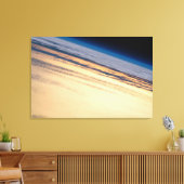 バハ・カリフォルニアの海岸沖の公転の夕日 キャンバスプリント (インサイチュ (リビング))