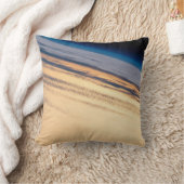 バハ・カリフォルニアの海岸沖の公転の夕日 クッション (ブランケット)