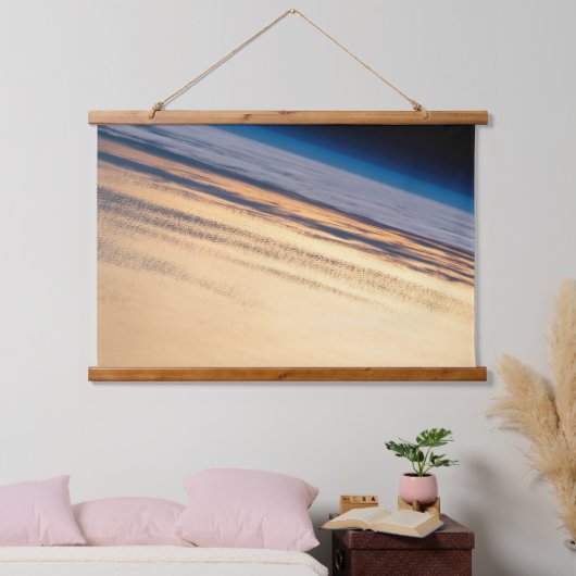 バハ・カリフォルニアの海岸沖の公転の夕日 吊り下げ型タペストリー (寝室)