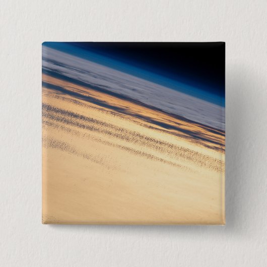 バハ・カリフォルニアの海岸沖の公転の夕日 缶バッジ (正面)