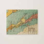 バハ・カリフォルニア州(1899年)のヴィンテージの地図 ジグソーパズル (横)