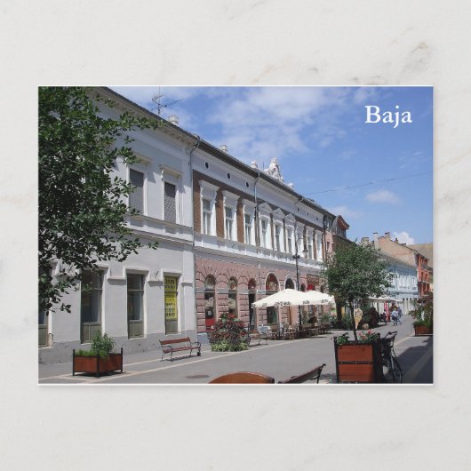 バハ – ハンガリー ポストカード (正面)