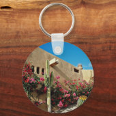 バハ，メキシコの花Cabo San Lucas キーホルダー (正面)