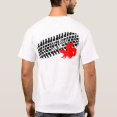 ババが来た Tシャツ (裏面)