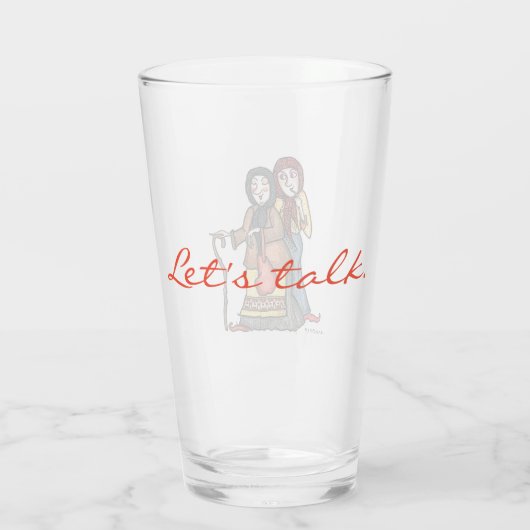 ババのウクライナの民芸を話そう タンブラーグラス (裏面)