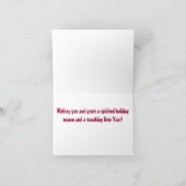 ババのホリデーウィッシュ シーズンカード (内部)