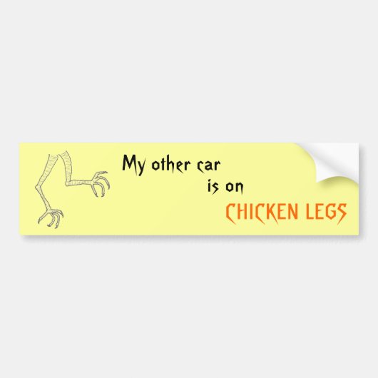 ババの乗車 バンパーステッカー (正面)