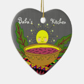 ババの台所のためのBorshch力 セラミックオーナメント (右)