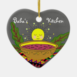 ババの台所のためのBorshch力 セラミックオーナメント