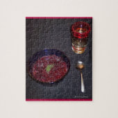 ババの台所ウクライナの精神の食糧Borshch及びウォッカ ジグソーパズル (縦)