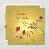 ババドスパロツオンアリイブランチ 招待状 (正面/裏面)