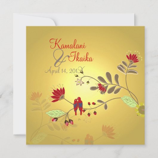 ババドスパロツオンアリイブランチ 招待状 (正面)