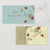 ババドスパロツプロファイル/DIY背景色 名刺 (正面/裏面)