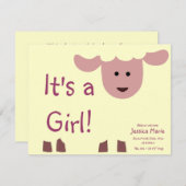 バババアベビー 招待状 (正面/裏面)