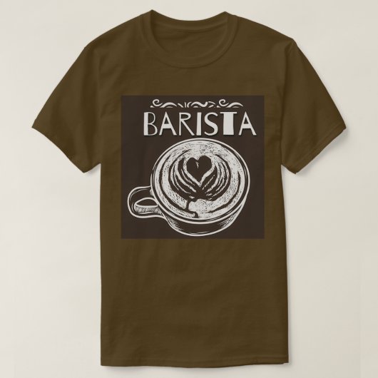 ババババリスタ Tシャツ (デザイン正面)