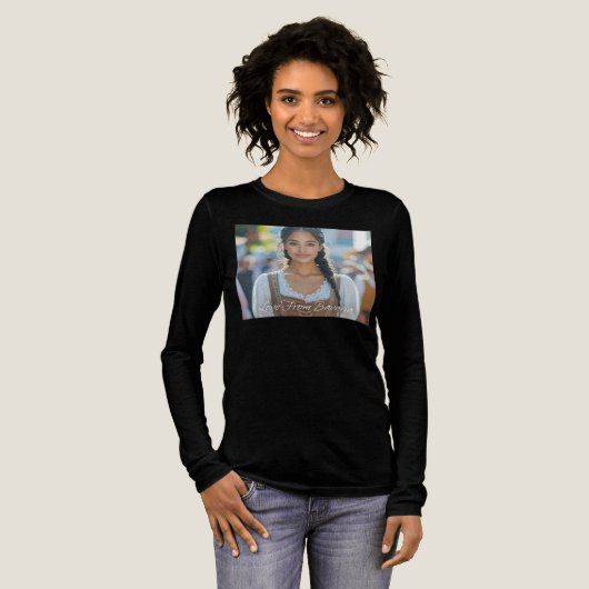 ババリアからの愛 - 美しいババリア トライブレンドＴシャツ (正面全体)