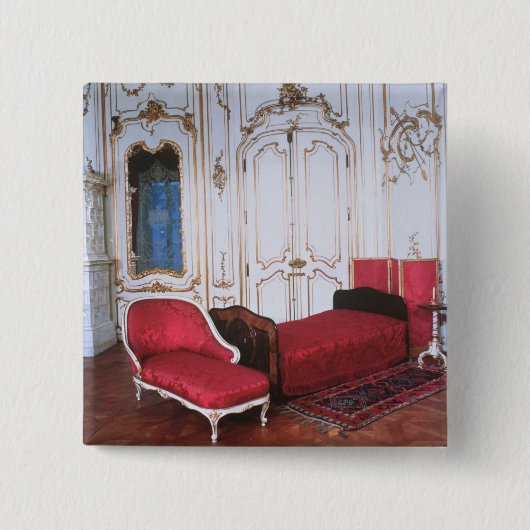 ババリアのエリザベスの寝室 缶バッジ (正面)