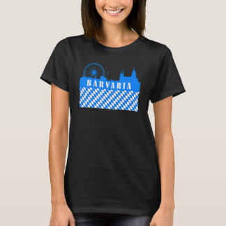 ババリアのスカイラインフェリスホイールフリー州 Tシャツ