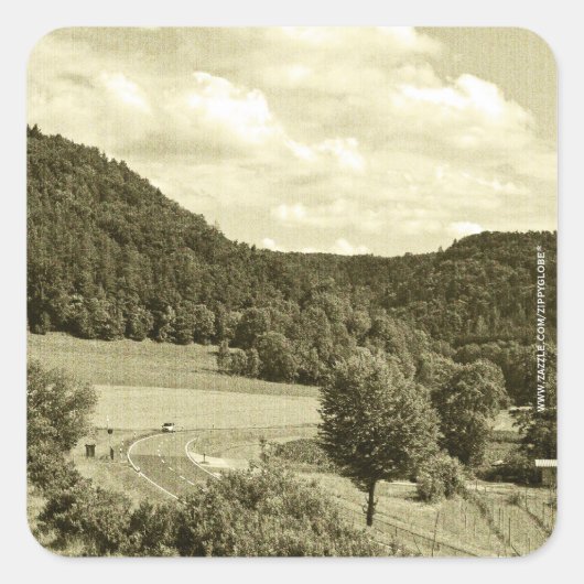 ババリアのステッカー スクエアシール (正面)