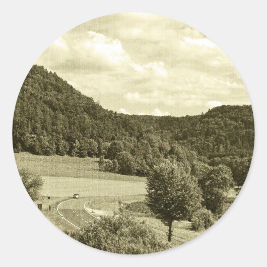 ババリアのステッカー ラウンドシール (正面)